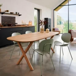 CASA ACACIA Gambe A X Set Di 2 Naturale- Tavoli
