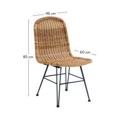 CASA ACACIA Gambe A X Set Di 2 Naturale- Tavoli
