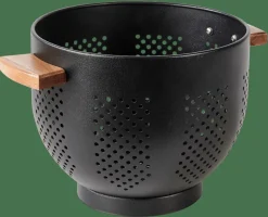 CASA ACACIA LUX Scolapasta Nero, Naturale- Scolare
