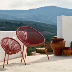 CASA ACAPULCO Sedia Per Bambini Terracotta- Kids|Sedie Per Bambini