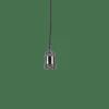 CASA ALU Cavo Nero, Metallico- Lampade A Sospensione