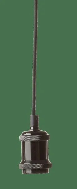 CASA ALU Cavo Nero, Metallico- Lampade A Sospensione