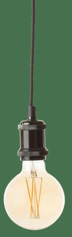 CASA ALU Cavo Nero, Metallico- Lampade A Sospensione