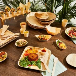 CASA APERO ECO Ciotole Set Di 20 Naturale- Aperitivo E Tapas