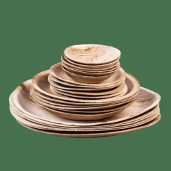 CASA ARECA LEAF Ciotole Set Di 6 Naturale- Piatti