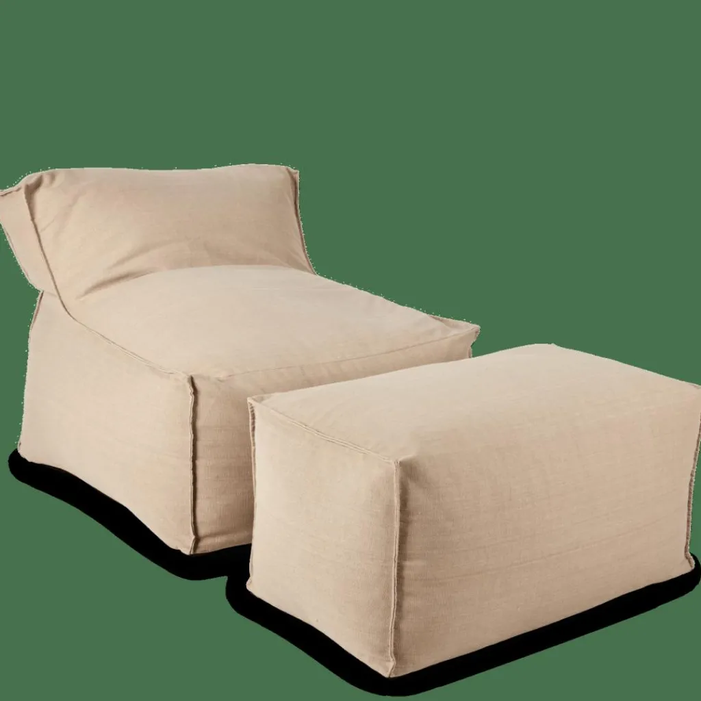 CASA BAGIE Poltrona A Sacco Beige- Poltrone|Pouf