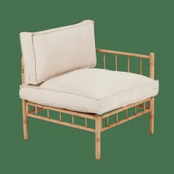 CASA BAMBOLETTE Poltrona Ad Angolo Look Bambù- Set Lounge
