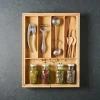 CASA BAMBOO Org. Per Cassetto Allungabile Naturale- Cesti Cassetto