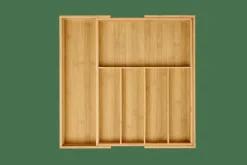 CASA BAMBOO Org. Per Cassetto Allungabile Naturale- Cesti Cassetto