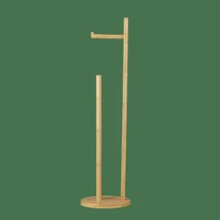 CASA BAMBOO Organizer Da Bagno Naturale- Accessori Per Il Wc