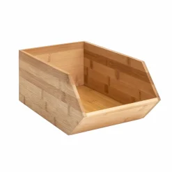 CASA BAMBOO Scatola Portatutto Vaso Per Erbe Naturale- Contenitore Per Alimenti|Scatole Conserva Vivande