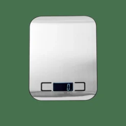 CASA BASIC Bilancia Da Cucina Digitale Metallico, Argentato- Strumenti Da Cucina
