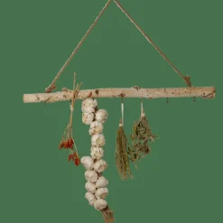CASA BIRCH Ramo Con 7 Ganci Naturale- Decorazione Da Appendere|Autunno