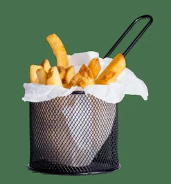 CASA BLACK Cestino Da Portata Nero- Aperitivo E Tapas