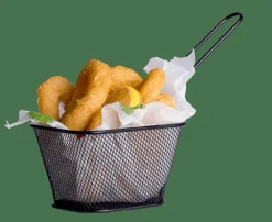 CASA BLACK Cestino Da Portata Nero- Aperitivo E Tapas