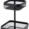 CASA BLACK LUNAR Cesto Ovale 2 Pezzi Nero- Accessori Da Cucina