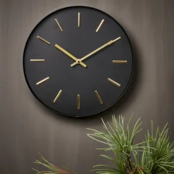 CASA BLACK Orologio Da Parete Nero- Orologi