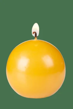 CASA BOLA Candela Sferica Giallo- Candele