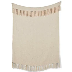 CASA BRUCE Plaid Bianco Antico- Plaid