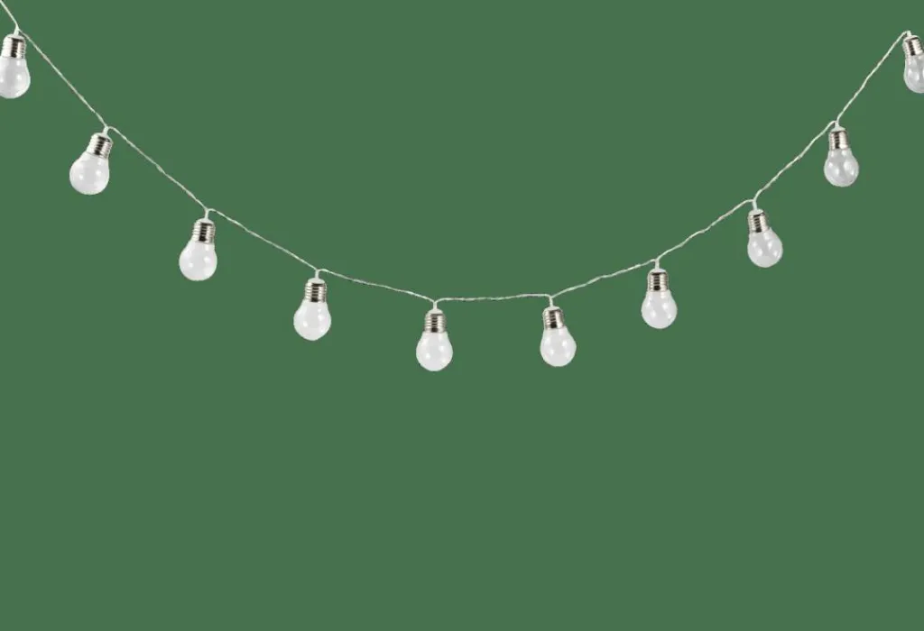 CASA BULB Filo Luminoso Solare 10 Leds Trasparente- Illuminazione Esterna