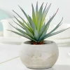 CASA CEMENT Succulente Finto In Vaso Grigio- Piante Artificiali