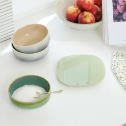 CASA CUISINO Leccapentola Set Da 2 Menta, Verde Scuro- Strumenti Da Cucina