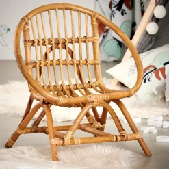 CASA DORA Sedia Per Bambini Naturale- Kids|Mobili Per Bambini