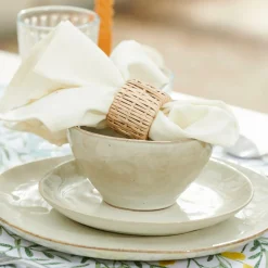 CASA EARTH MARL Piatto Dessert Crema- Piatti