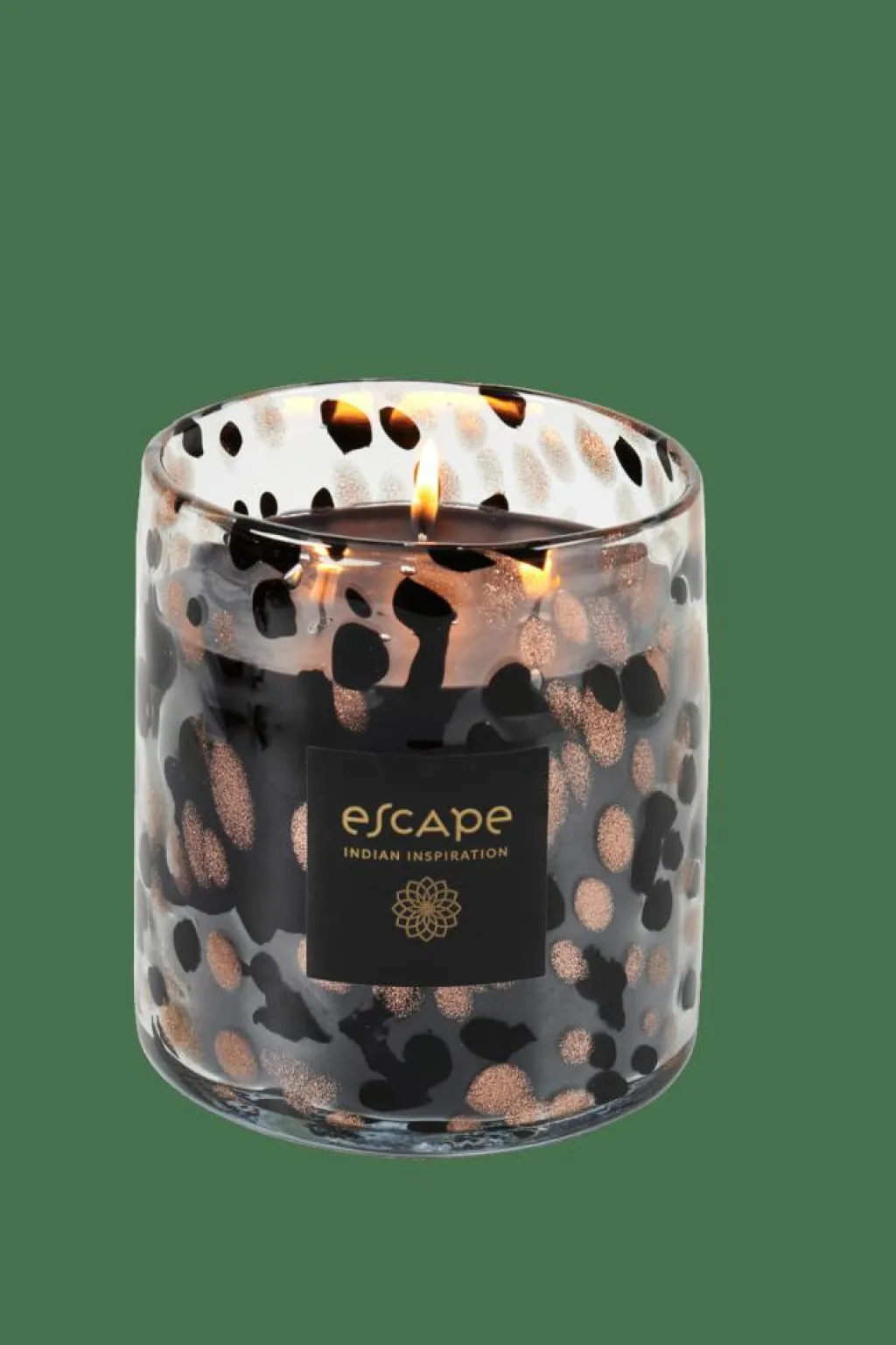 CASA ESCAPE INDIAN INSPIRATION Candela Profumata Nero, Rame, Multicolore- Candele Profumate|Candele
