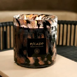 CASA ESCAPE INDIAN INSPIRATION Candela Profumata In Vaso Bianco, Beige, Multicolore- Candele Profumate|Candele
