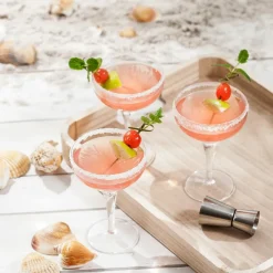 CASA FANCY Cannucce Cocktail Con Spazzola Argentato- Accessori Per Cocktail