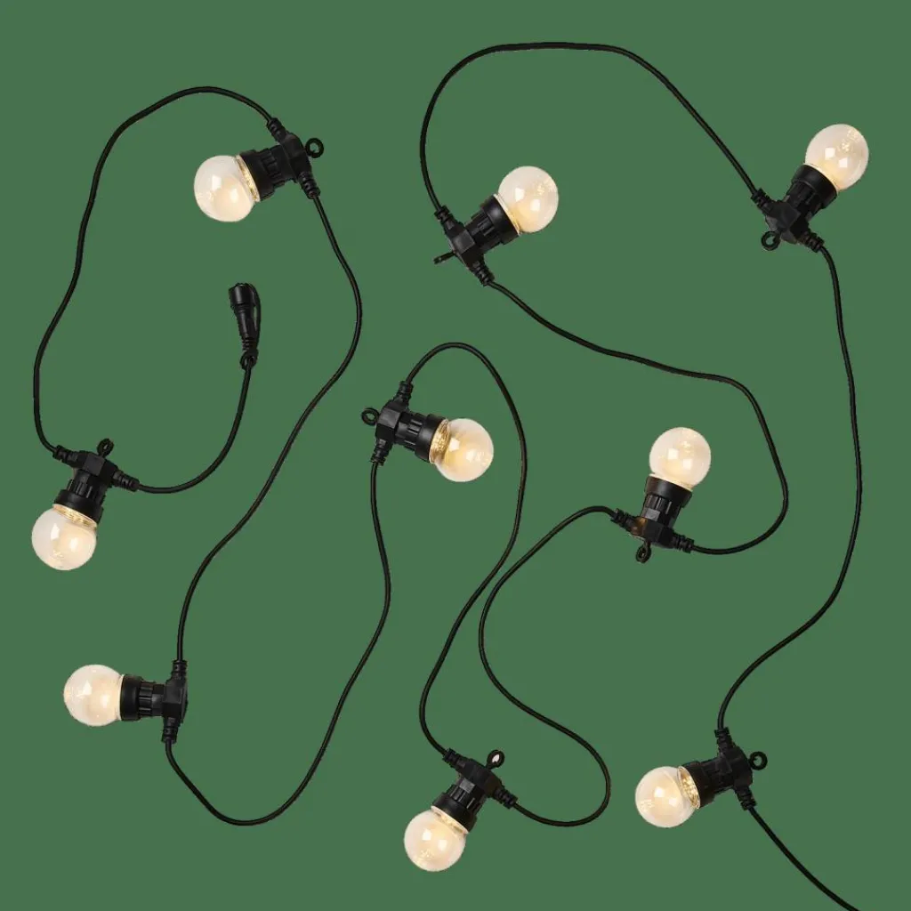 CASA FESTA Filo Luminoso Con 10 Luci Led 8 Funzioni- Fili Luminosi