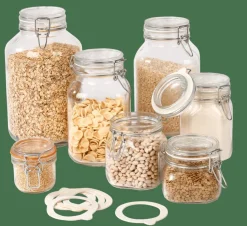 CASA FIDO Vaso Ermetico 0,75 L Trasparente- Barattoli