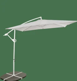 CASA FIJI Ombrellone Sospeso Senza Base Grigio Chiaro- Ombrelloni