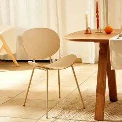 CASA FINN Sedia Da Tavolo Beige- Sedie Da Pranzo