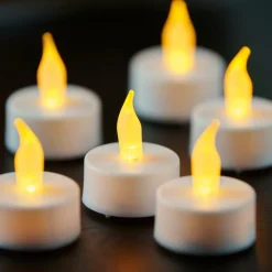 CASA FLAME Lumini Set Di 100 Bianco- Candele