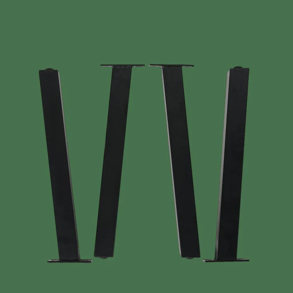 CASA FORMAX Tavolo Da Giardino Con Gambe Nero- Tavoli Da Giardino