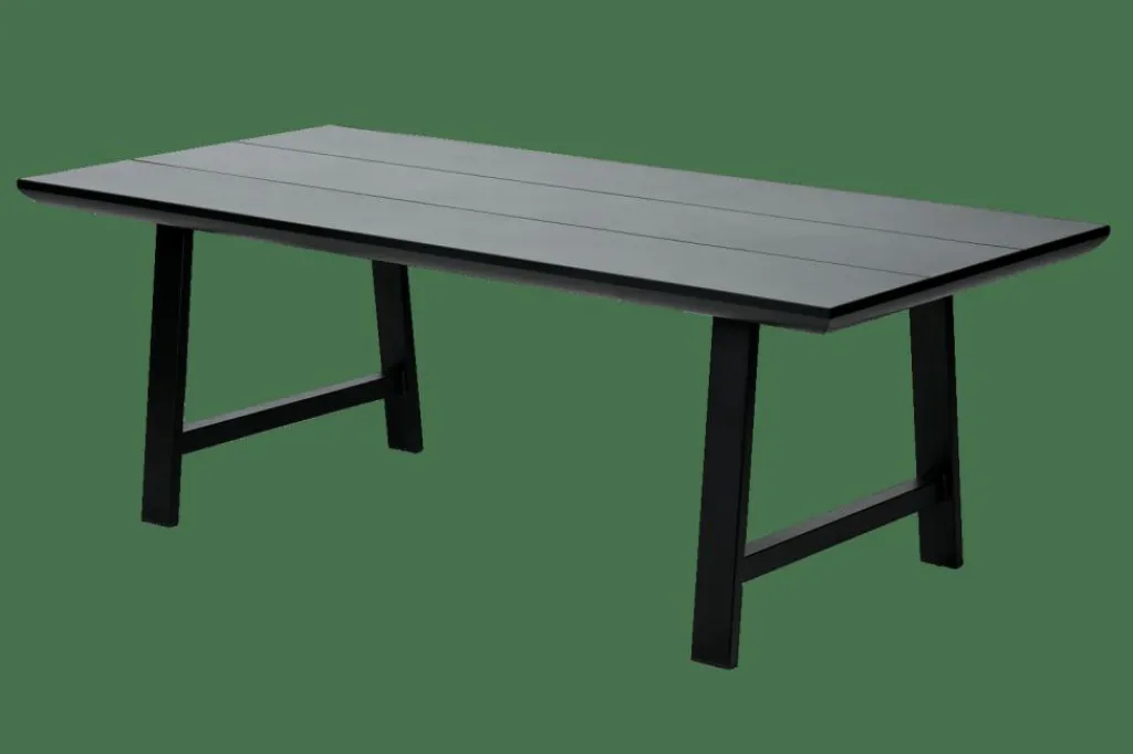 CASA FORMAX Tavolo Da Giardino Con Gambe Nero- Tavoli Da Giardino