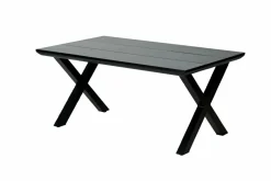 CASA FORMAX Tavolo Da Giardino Con Gambe X Nero- Tavoli Da Giardino