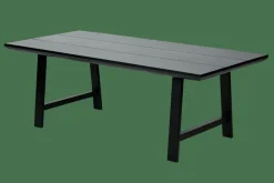 CASA FORMAX Tavolo Da Giardino Con Gambe X Nero- Tavoli Da Giardino