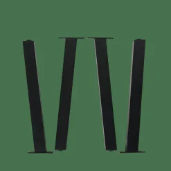 CASA FORMAX Tavolo Da Giardino Con Gambe Naturale/nero- Tavoli Da Giardino
