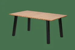 CASA FORMAX Tavolo Da Giardino Con Gambe X Naturale/nero- Tavoli Da Giardino