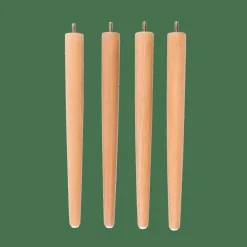 CASA FRIDA / FRAY Gambe Set/4 Eucalipto Naturale- Sedie Da Pranzo|Sedie Da Giardino