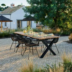 CASA FRIDA Seduta Nero- Sedie Da Pranzo|Sedie Da Giardino