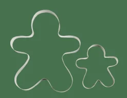 CASA GINGERBREAD Stampini Set Di 2 Argentato- Stampi