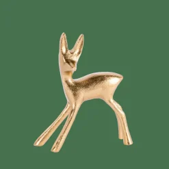 CASA GOLDY Decorativo Cervo Dorato- Figurine Decorative