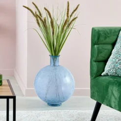 CASA GRASS Mazzo Di Erba Rosso- Rami Artificiali