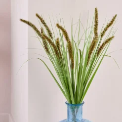 CASA GRASS Mazzo Di Erba Verde- Rami Artificiali