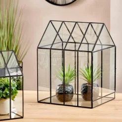 CASA GREENHOUSE Serra Minuscola Trasparente- Supporti Per Piante