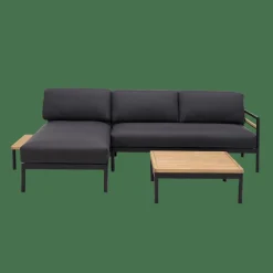 CASA HANNA Nero- Set Lounge